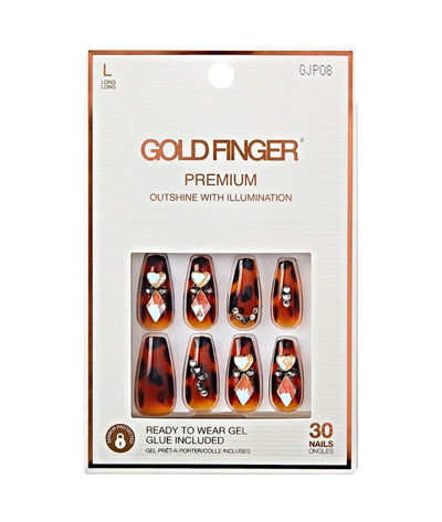 Gold Finger Premium Nails #Gjp