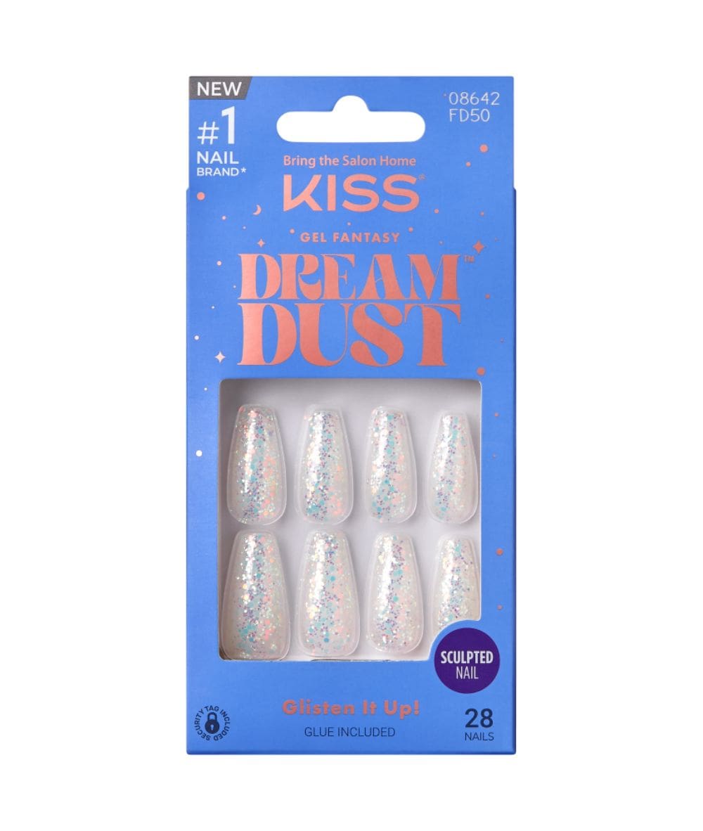 Kiss Gel Fantasy Dreamdust Nails, COSMETICS MAKEUP - Cloré Beauty