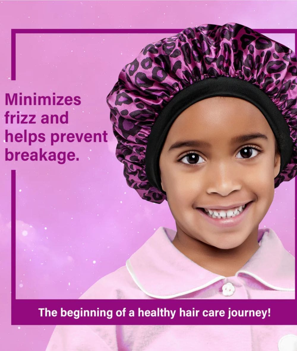 Firstline Camryn'S Bff Satin Bonnet[Pink Leopard] #814, ACCESSORIES JEWELRY FASHION - Cloré Beauty