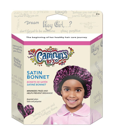Firstline Camryn'S Bff Satin Bonnet[Pink Leopard] #814