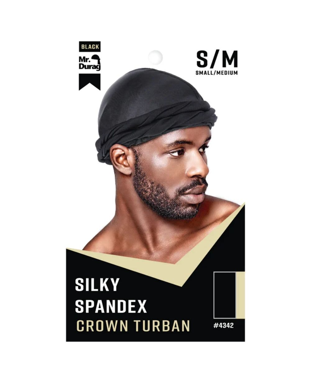 Annie Mr.Durag Silky Spandex Crown Turban