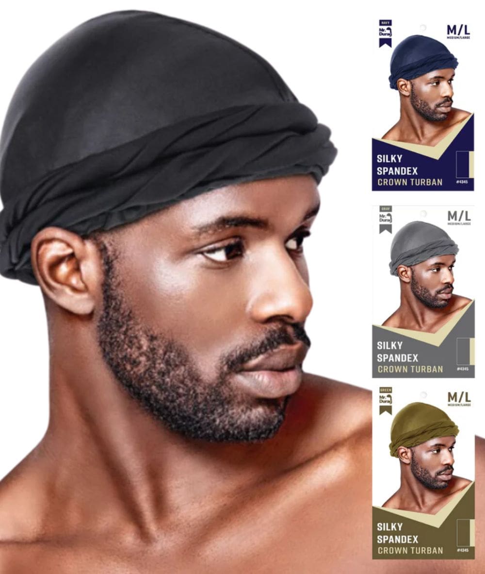 Annie Mr.Durag Silky Spandex Crown Turban