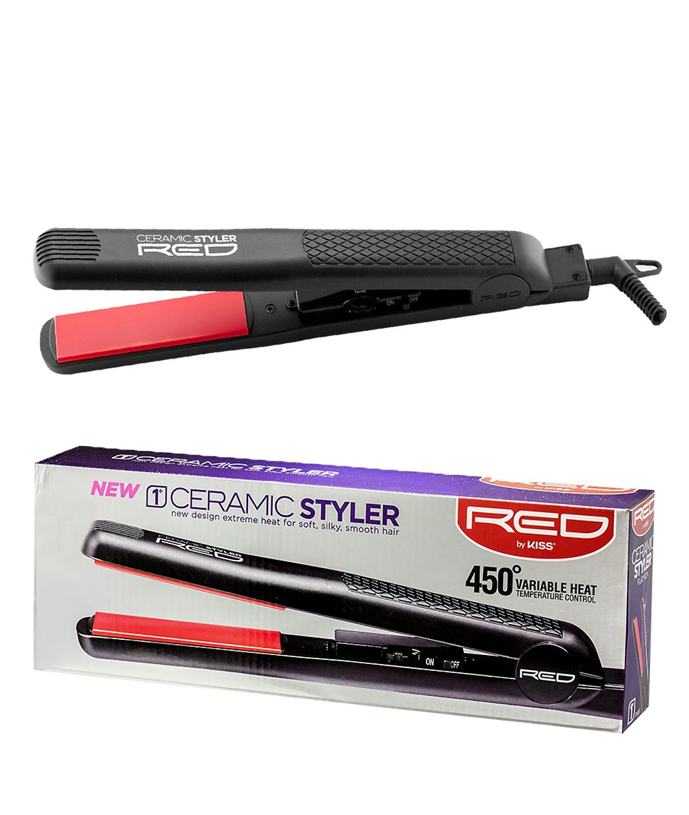 Red By kISS 1" Ceramic Flat Iron #Fi100dn