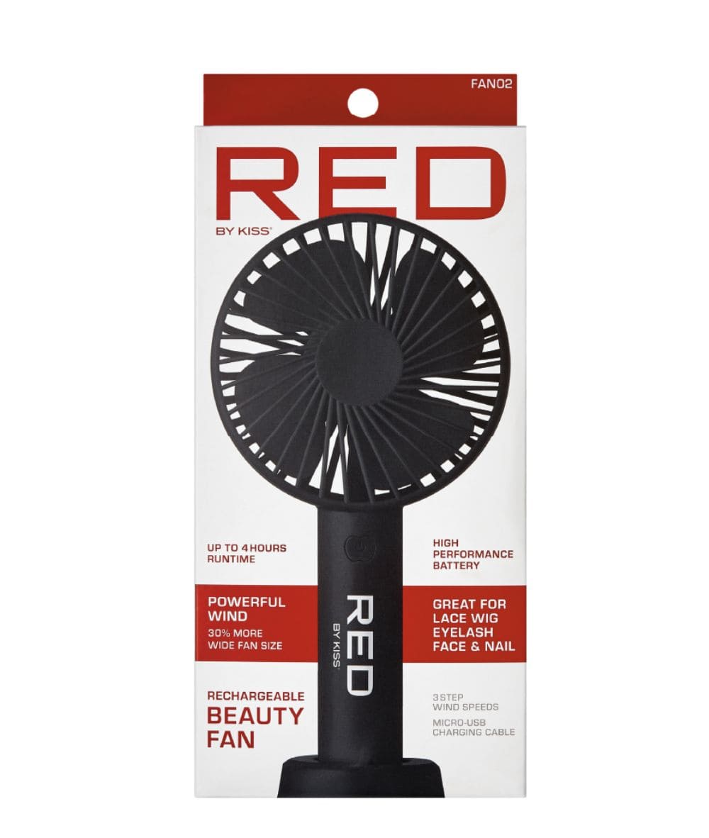 Red By Kiss Rechargeable Beauty Fan, ACCESSORIES JEWELRY FASHION - Cloré Beauty
