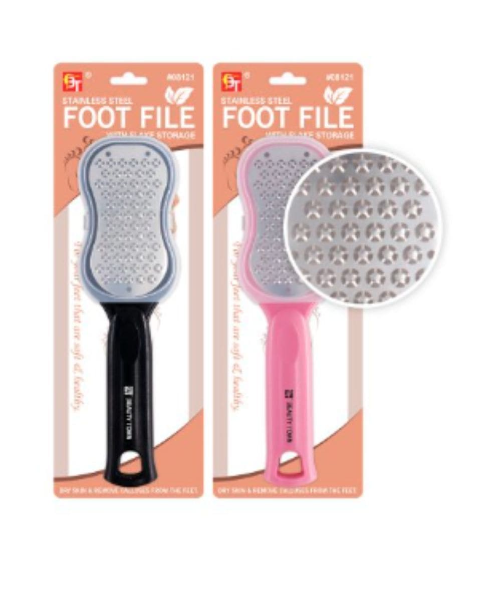 Beauty Town Foot File With Flake Storage, COSMETICS MAKEUP - Cloré Beauty