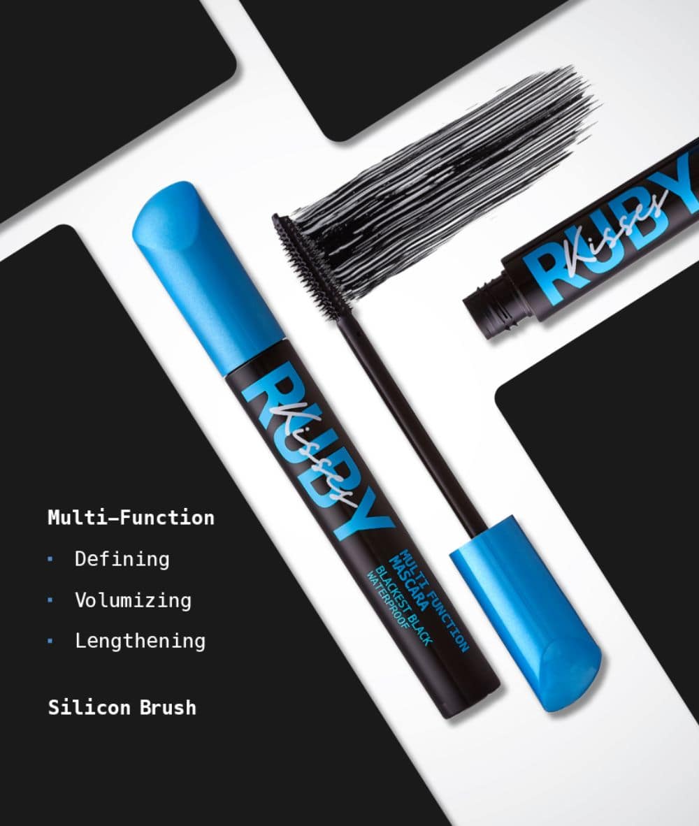Ruby Kisses Multi-Function Mascara Waterproof, COSMETICS MAKEUP - Cloré Beauty