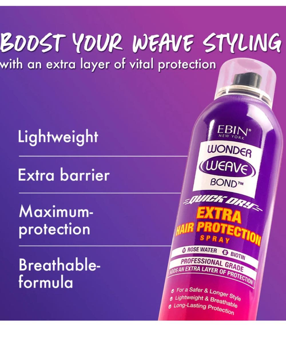 Ebin Newyork Wonder Weave Bond Extra Hair Protection Spray 6.08oz