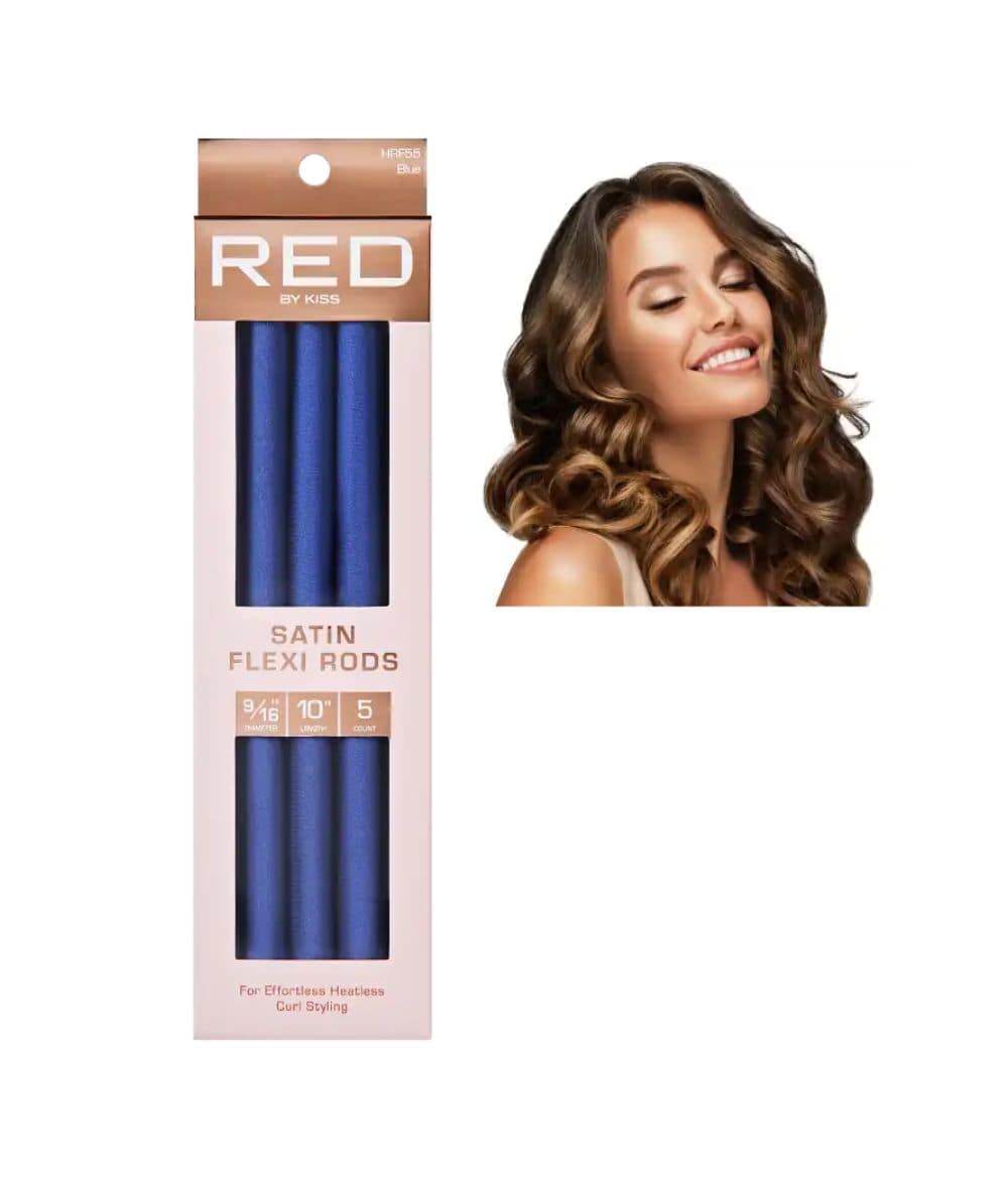 Red By Kiss Satin Flexi Rods 10"