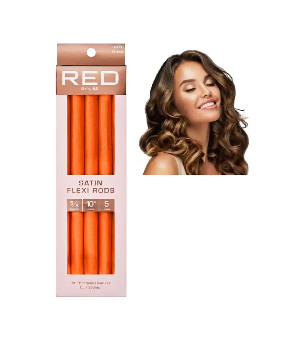 Red By Kiss Satin Flexi Rods 10"