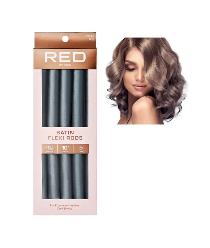 Red By Kiss Satin Flexi Rods 10"