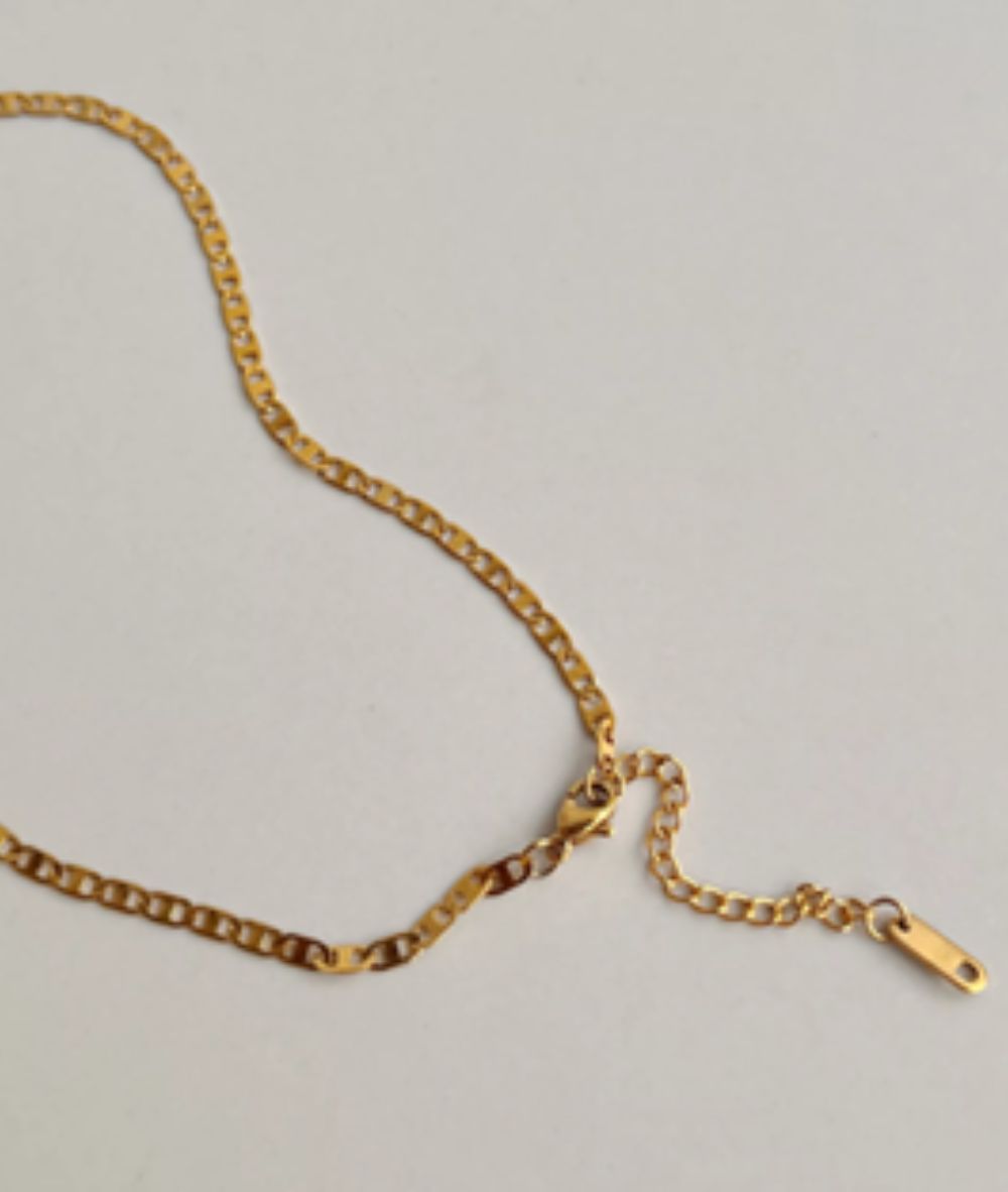 Nude Rose Stainless Steel 18K Gold Plated Unique Chain Bracelet #B-043, ACCESSORIES JEWELRY FASHION - Cloré Beauty