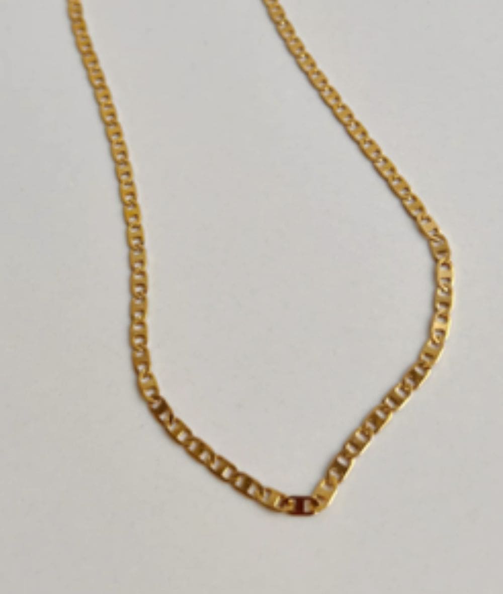 Nude Rose Stainless Steel 18K Gold Plated Unique Chain Necklace #N-104, ACCESSORIES JEWELRY FASHION - Cloré Beauty