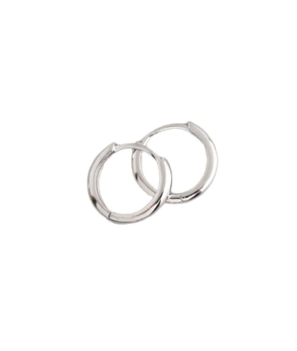 Nude Rose Stainless Steel 12Mm Hoop Earrings, ACCESSORIES JEWELRY FASHION - Cloré Beauty