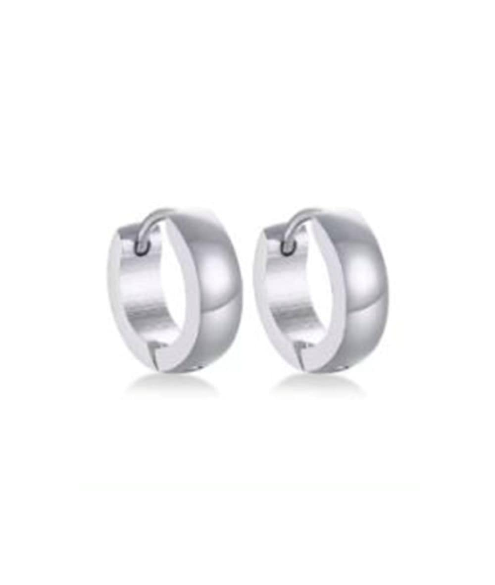 Nude Rose Stainless Steel 4Mm Thick Hoop Earrings, ACCESSORIES JEWELRY FASHION - Cloré Beauty