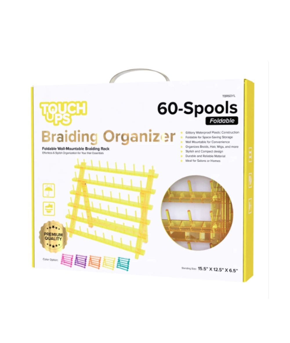 Touchdown Plastic Braiding Organizer 60 Spools, ACCESSORIES JEWELRY FASHION - Cloré Beauty