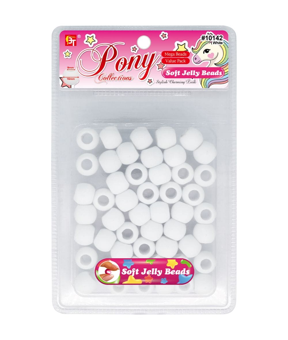 Beauty Town Mega Soft Jelly Round Beads Value Pack, HAIR STYLING TOOLS - Cloré Beauty