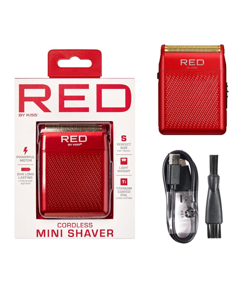 Red By Kiss Cordless Mini Shaver - Foil Electric Razors - Hair Tools at ...