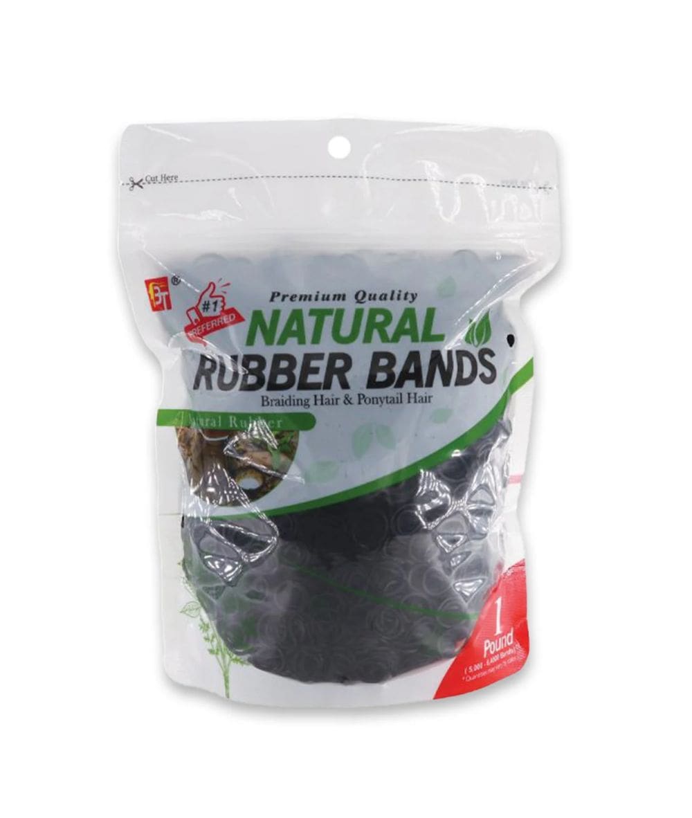 Beauty Town 1 Pound Natural Rubber Bands, Hair Tools - Cloré Beauty