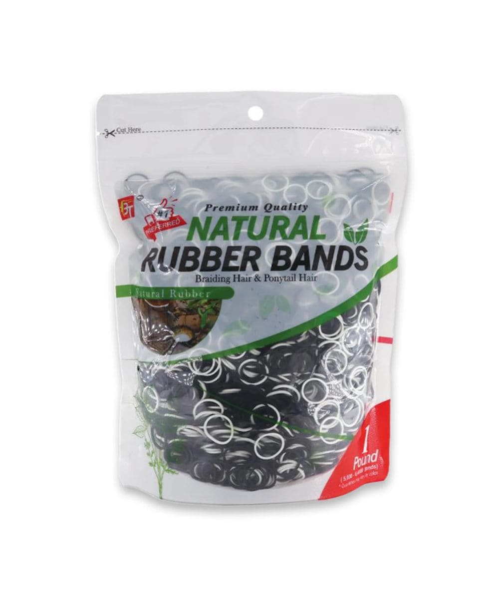 Beauty Town 1 Pound Natural Rubber Bands, Hair Tools - Cloré Beauty