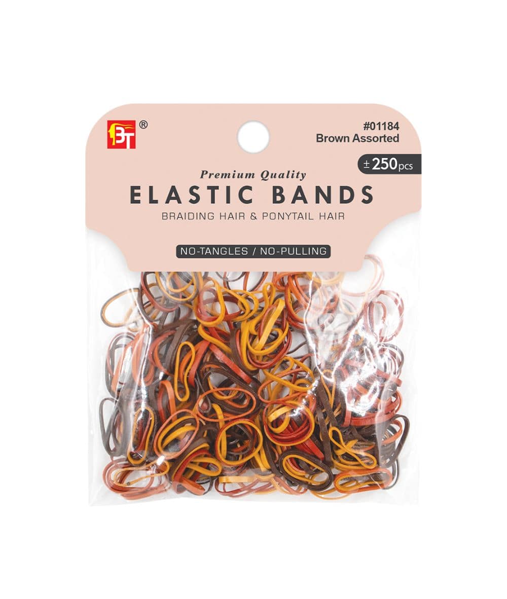 Beauty Town Premium Elastic Bands 250 Pcs, HAIR STYLING TOOLS - Cloré Beauty