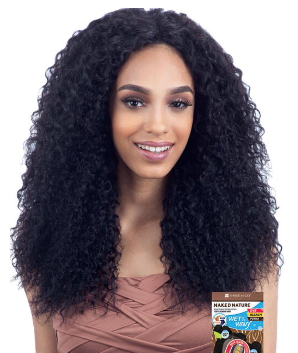 Shake-N-Go Naked Nature Wet & Wavy - Beach Curl 7 Pcs