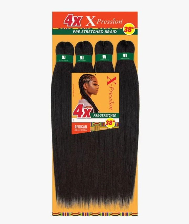 Sensationnel African Collection - 4X Pre-Stretched X-Pression Braid 38"