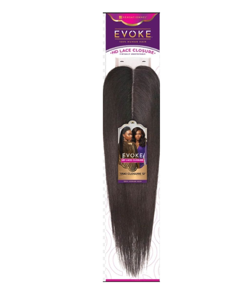 Sensationnel Evoke Closure Yaki 12 inch, HAIR EXTENSIONS - Cloré Beauty