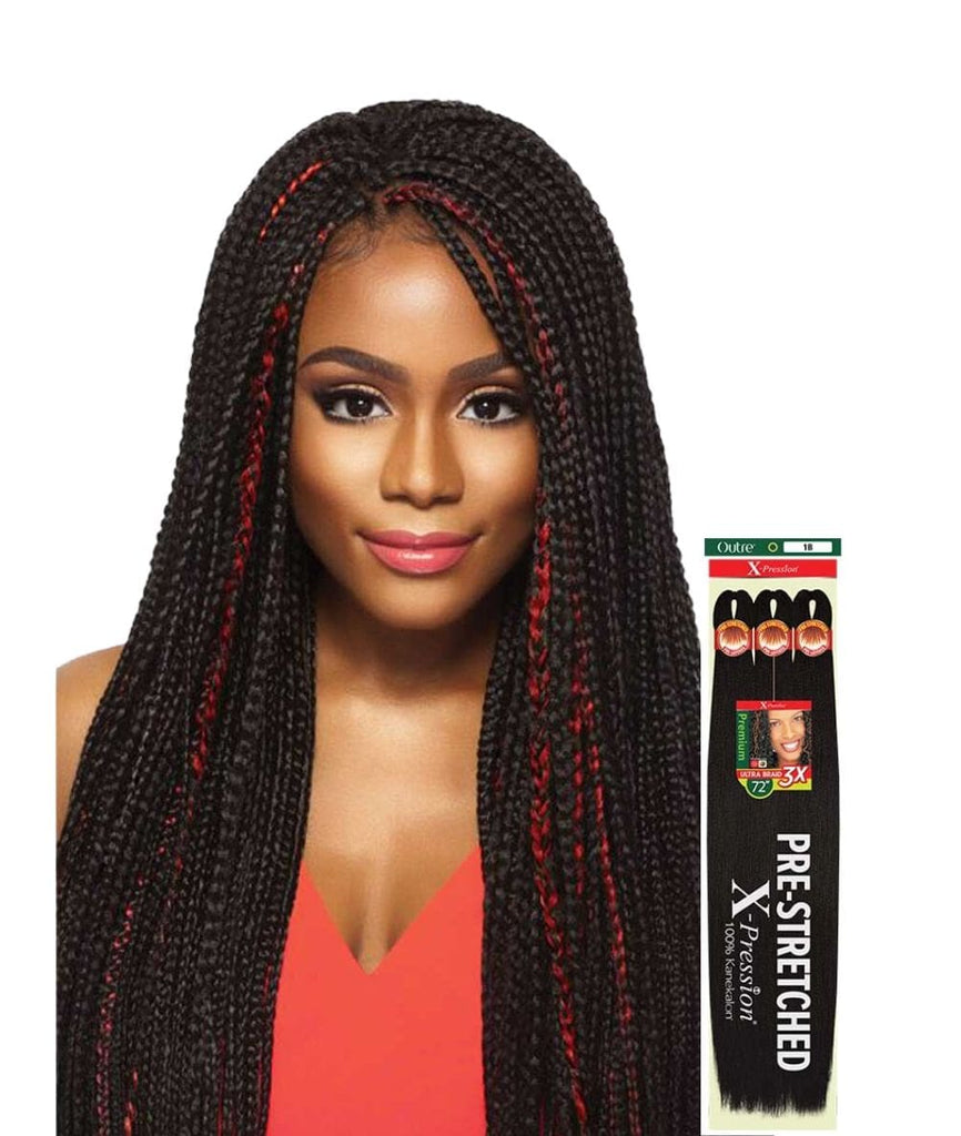 X-Pression Pre-Stretched 3X, 72 - Superior Braiding & Styling Capabilities