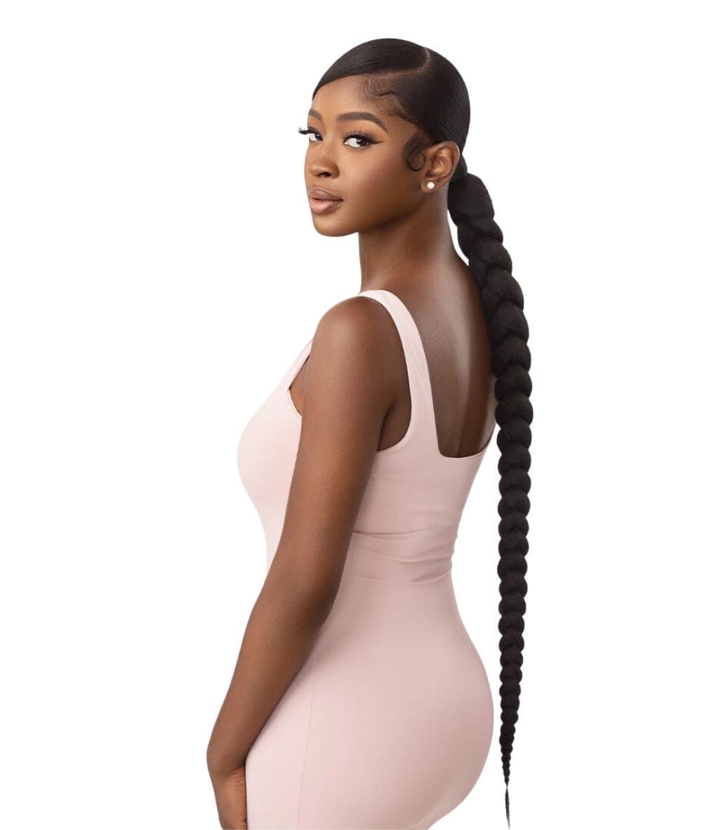 Outre Pretty Quick Wrap Pony Natural Braided Ponytail 32 inch, HAIR EXTENSIONS - Cloré Beauty