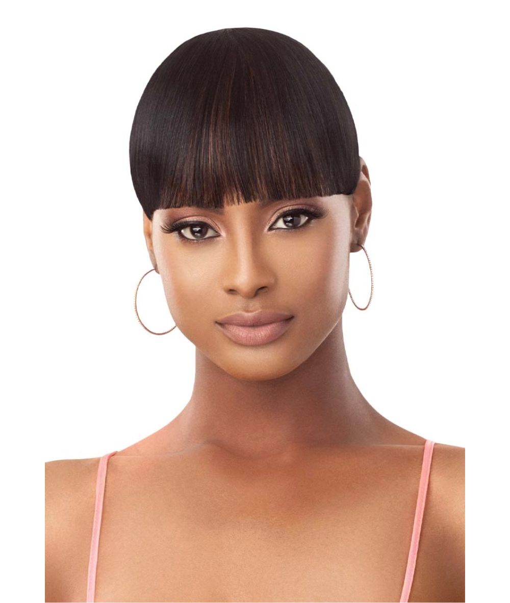 Outre Pretty Quick Bang- Classic Blunt Bang, Hair Extensions - Cloré Beauty
