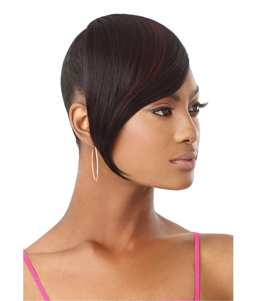 Outre Pretty Quick Bang- Sleek Swooped Bang, Hair Extensions - Cloré Beauty