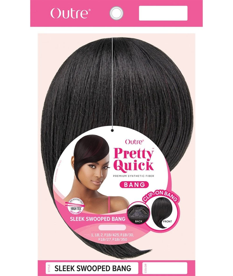 Outre Pretty Quick Bang- Sleek Swooped Bang