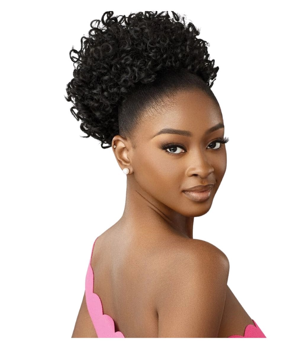 Outre Pretty Quick Drawstring Pony-Curly Puff, HAIR EXTENSIONS - Cloré Beauty