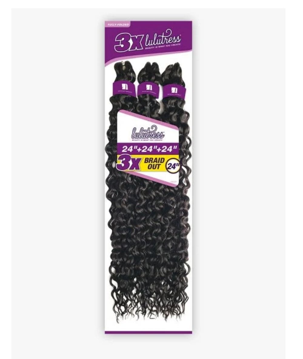 Sensationnel Lulutress Crochet Braid 3X Braid Out 24"