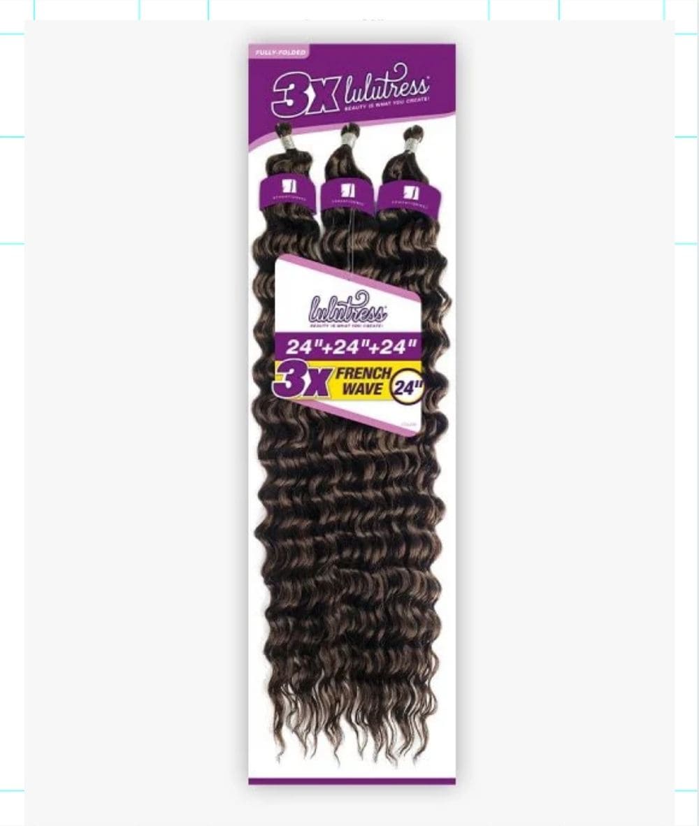 Sensationnel Lulutress Crochet Braid 3X French Wave 24"