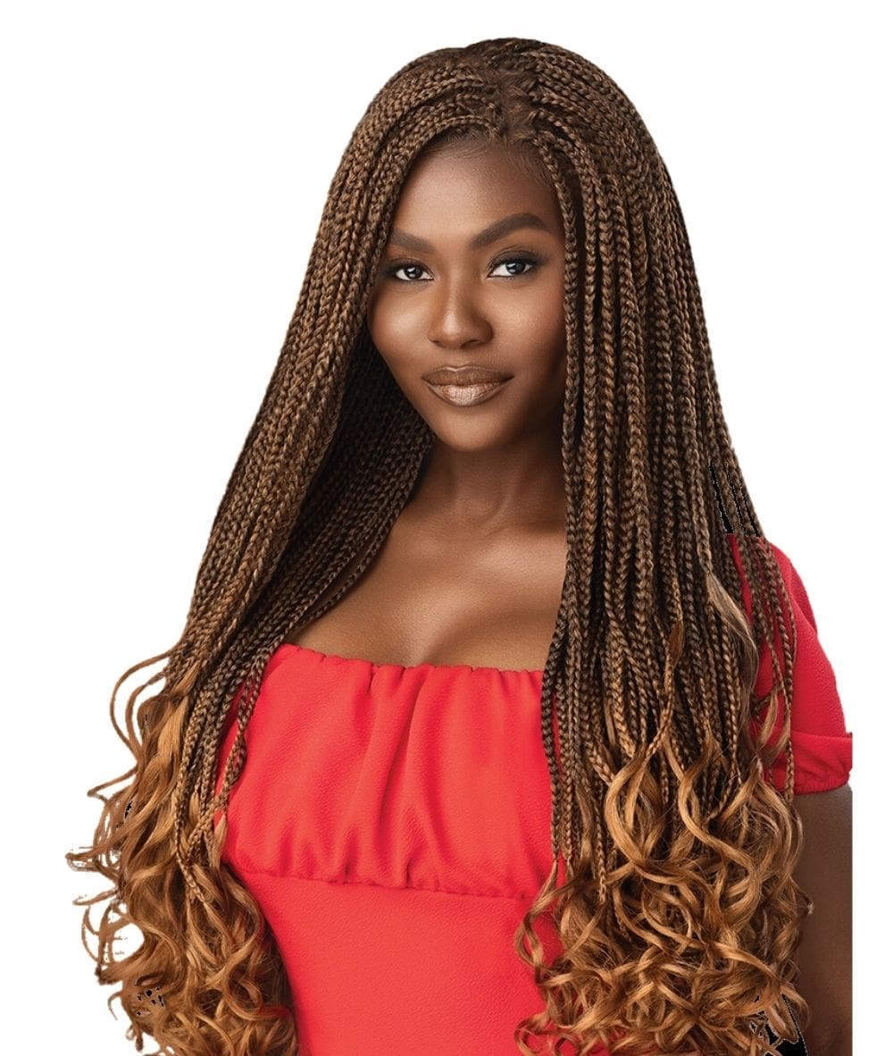Outre X-Pression Twisted Up 3X Box Braid French Curl 22 inch, HAIR EXTENSIONS - Cloré Beauty