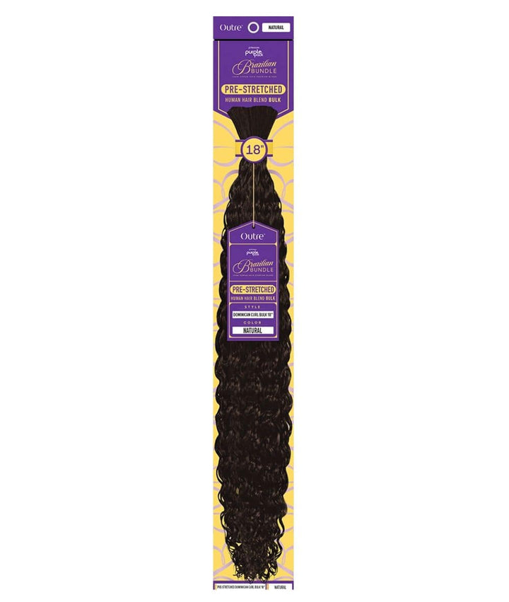 Outre Purple Pack Brazilian Bundle Prestretched -Dominican Curl Bulk