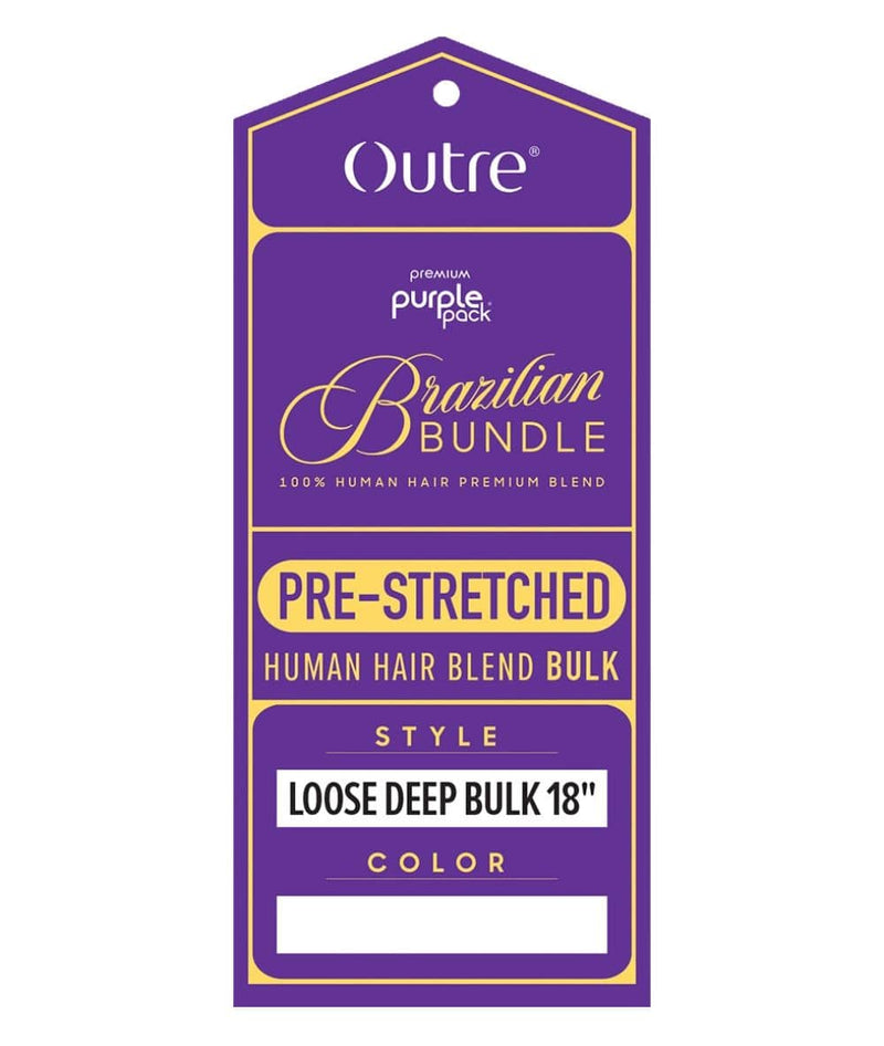 Outre Purple Pack Brazilian Bundle Prestretched -Loose Deep Bulk