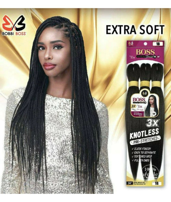 Bobbi Boss 3X Boss Braid Pre-Feathered 54"