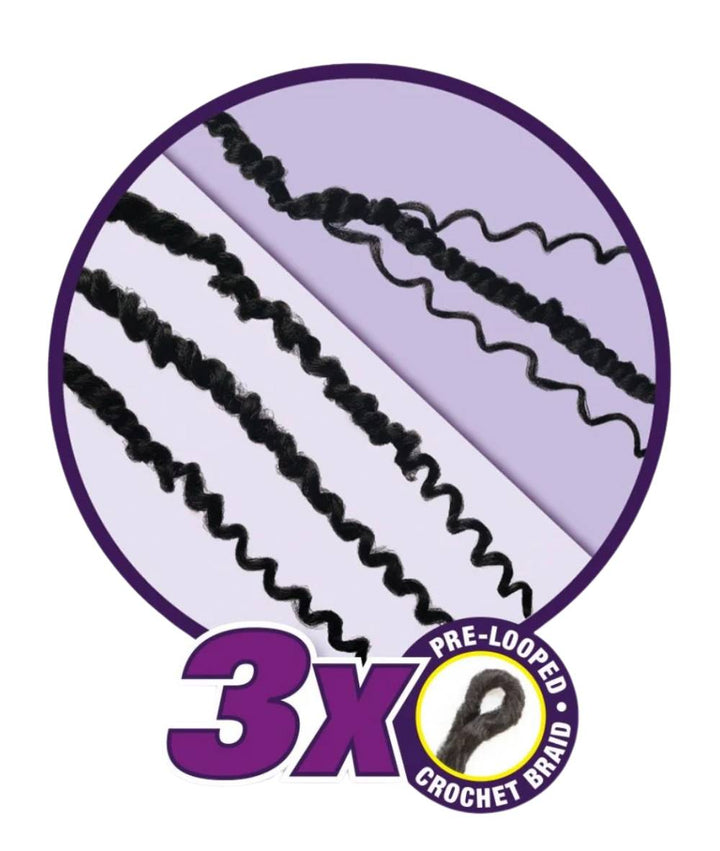 Sensationnel Lulutress Crochet Braid 3X Boho Passion Twist 24 inch, HAIR EXTENSIONS - Cloré Beauty