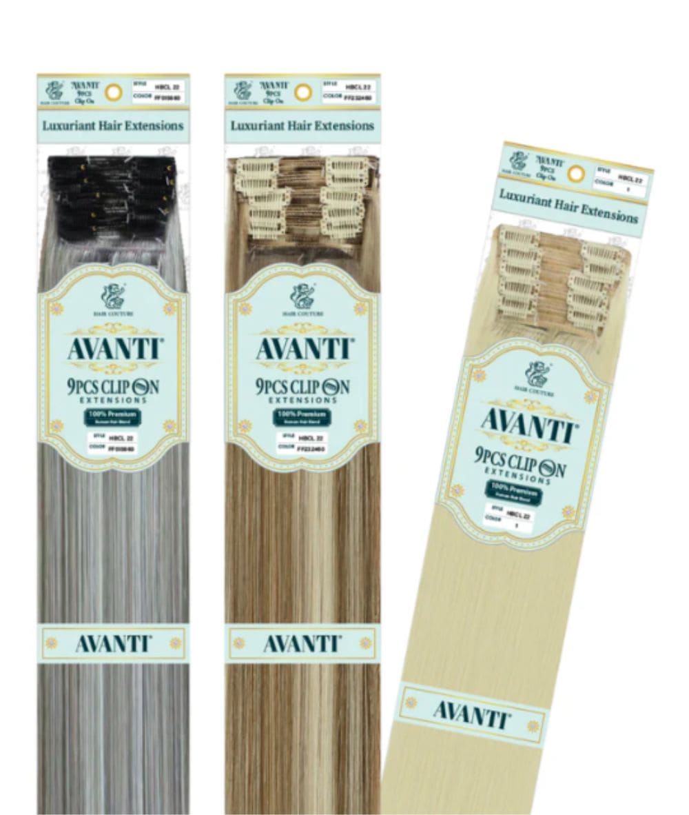 Hair Couture Clip In 9Pcs Avanti, HAIR EXTENSIONS - Cloré Beauty