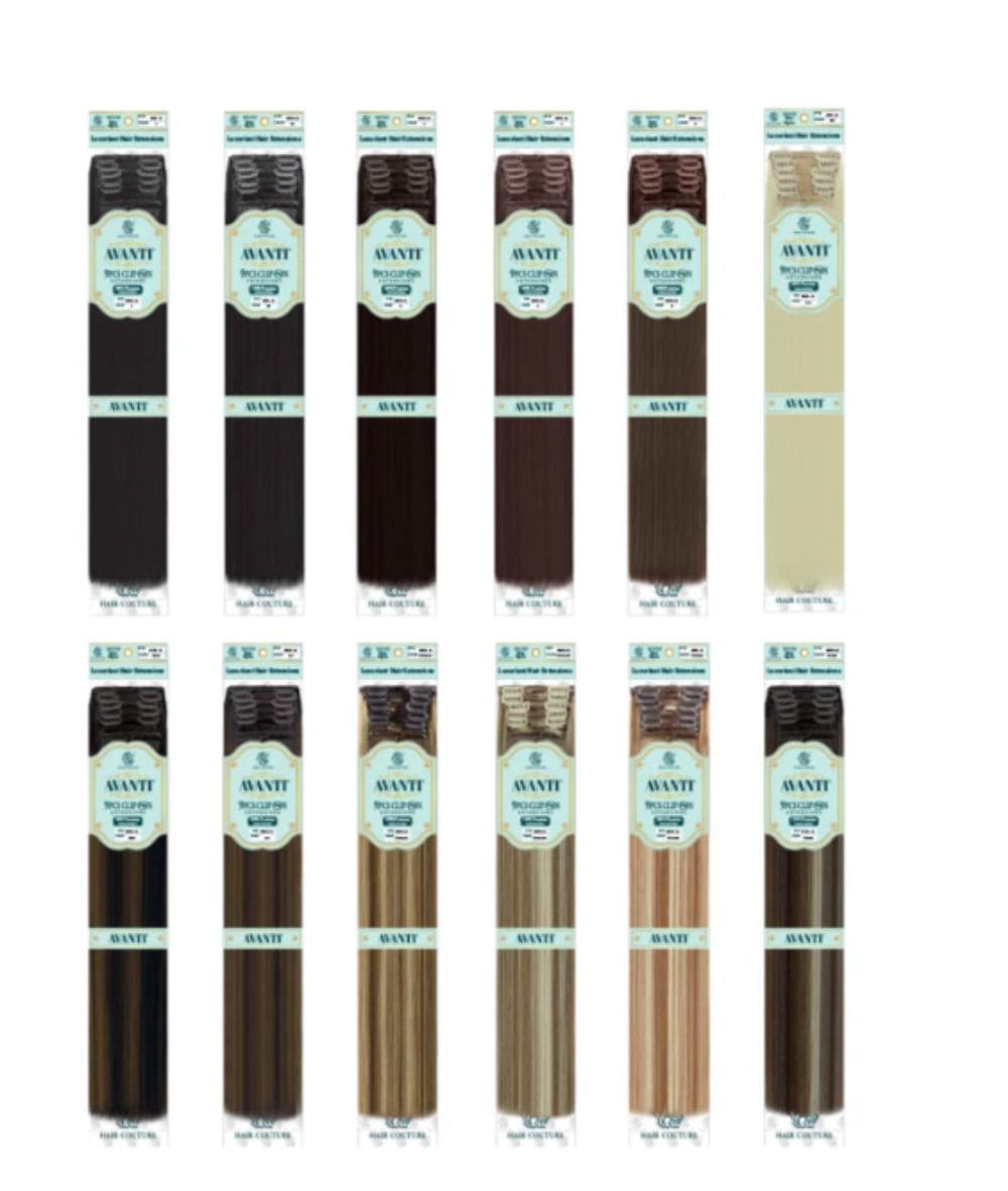 Hair Couture Clip In 9Pcs Avanti, HAIR EXTENSIONS - Cloré Beauty