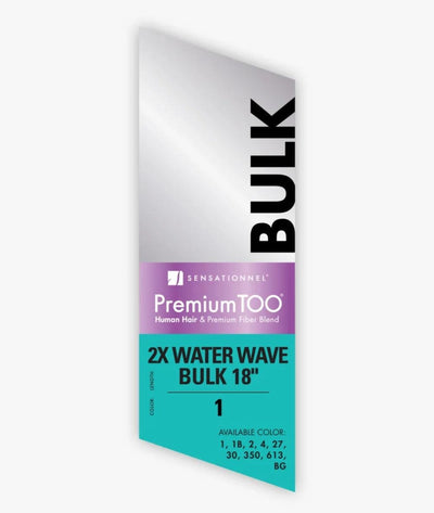 Sensationnel Premium Too 2X Human & Premium Blend Water Wave Bulk 18"
