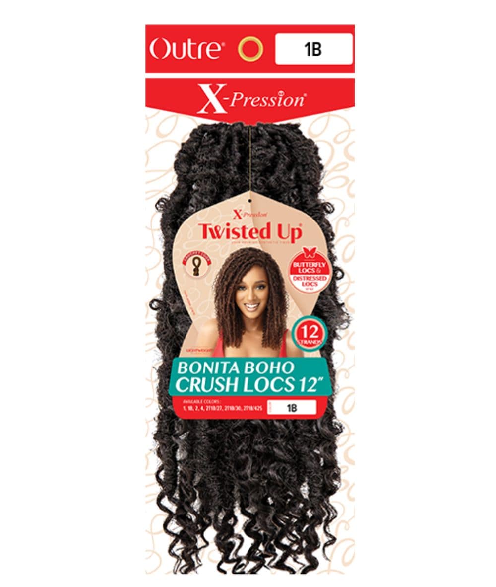 Outre X-Pression Twisted Up Bonita Boho Crush Locs 12 inch, HAIR EXTENSIONS - Cloré Beauty