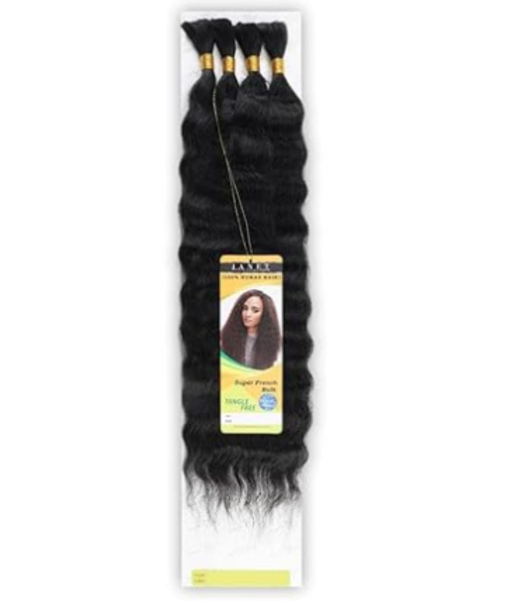 Janet Human Hair Braid Super French Bulk 18"