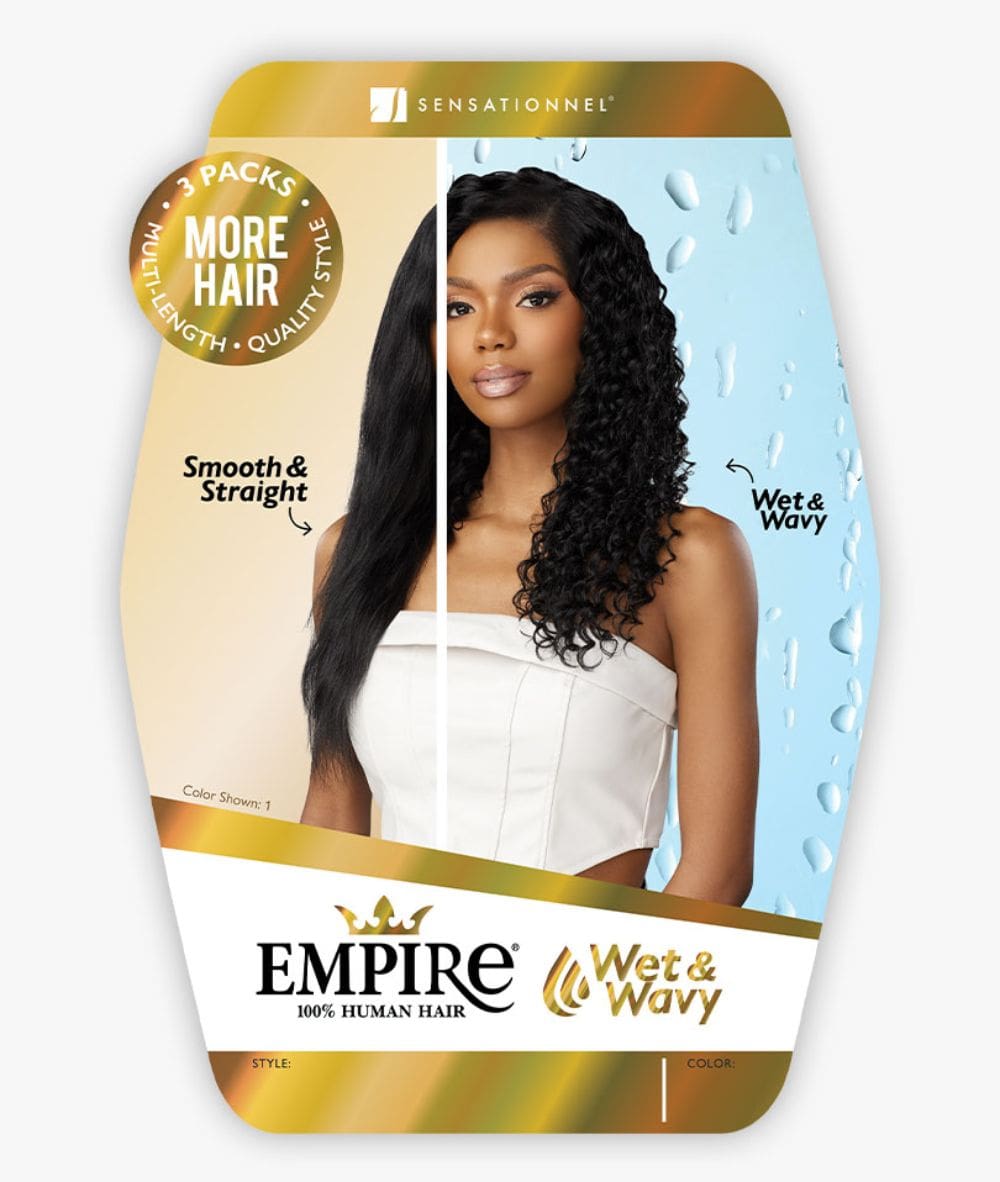 Sensationnel Empire Human Hair Wet & Wavy Deep