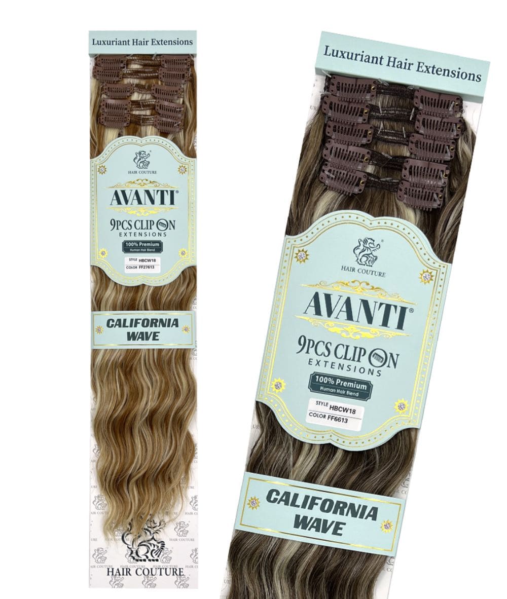 Hair Couture Clip In 9Pcs Avanti California Wave, HAIR EXTENSIONS - Cloré Beauty
