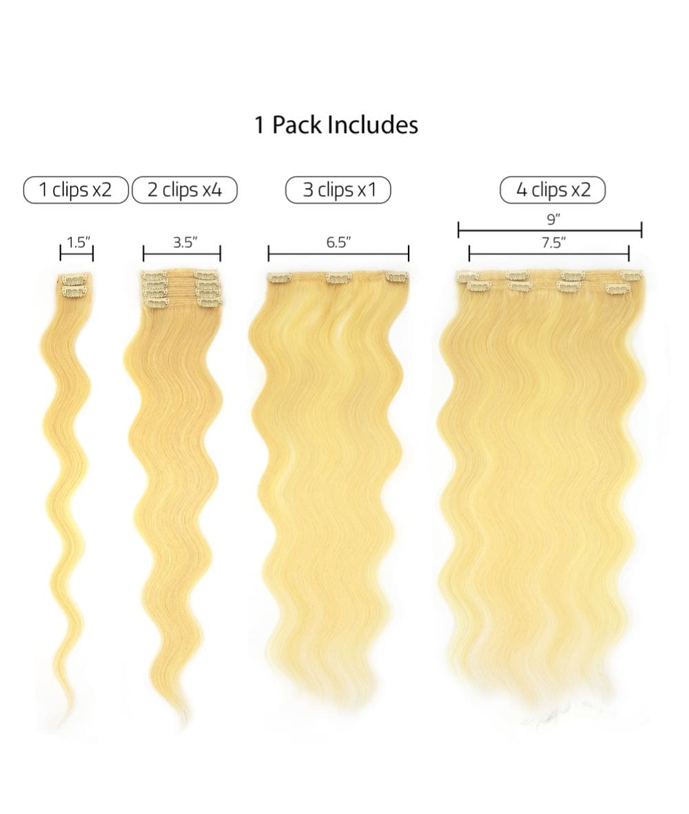 Hair Couture Clip In 9Pcs Avanti California Wave