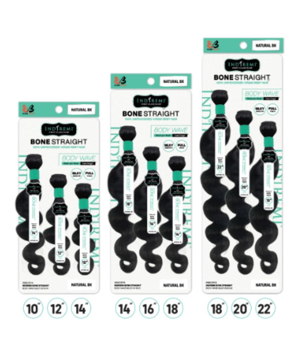 Bobbi Boss Indiremi Bone Straight Body Wave Multi Pack