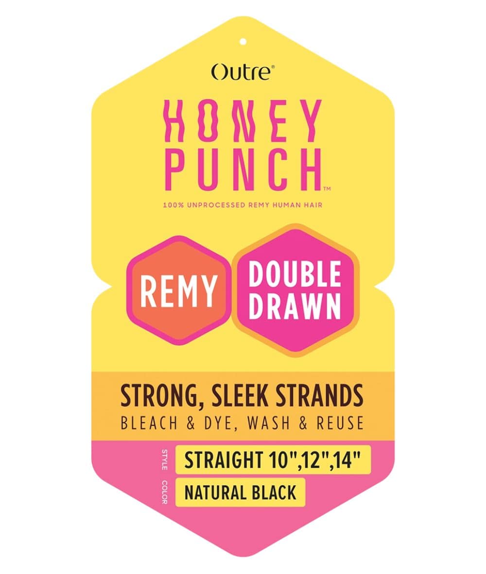 Outre Honeypunch Remi Human Hair Straight, Hair Extensions - Cloré Beauty